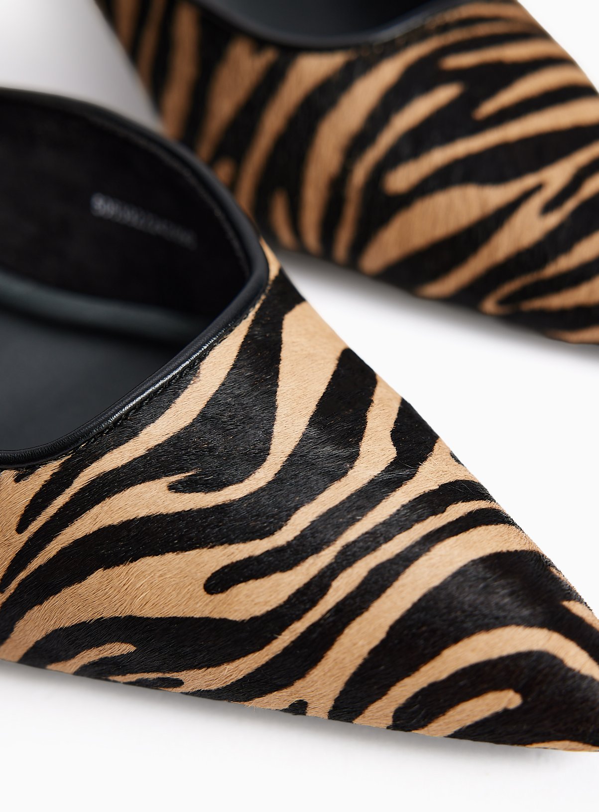 Zebra Pony Heeled Mules 7 - Image 3 thumbnail